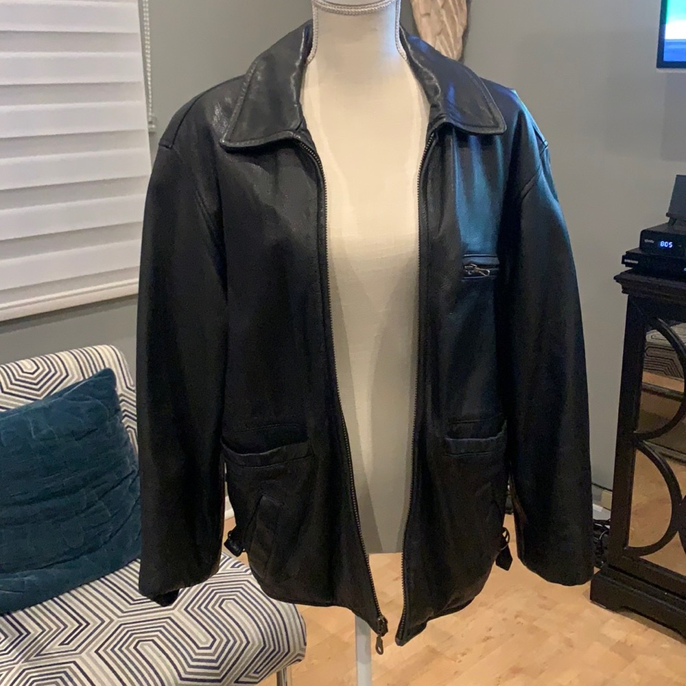 Mens REAL LEATHER JACKET